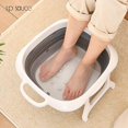 thumbnail image 2 of Collapsible Dishwasher Bowl with Drain Plug Collapsible Wash Basin Kitchen Storage Bin, 2 of 5