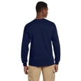 thumbnail image 2 of Gildan Ultra Cotton® 6 oz. Long-Sleeve Pocket Men T-Shirt Navy Small, 2 of 3