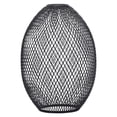 thumbnail image 2 of Vintage Style Iron Wire Lampshade Metal Mesh Lampshade Lighting Fixture Cover for Coffee Shop Farmhouse Hotel Coffee Shop Decoration Black, 2 of 7