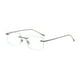 thumbnail image 5 of Gafas Sin Marco Ultraligeras Sin Montura Elegantes Para Hombres Y Mujeres, Gafas Versátiles De Color Gris, 5 of 8