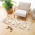 thumbnail image 6 of Dailycode Corgi and Red Flower Bathroom Rugs Non Slip Absorbent Soft Plush Quick Dry Bath Mat, 39"x20", 6 of 8