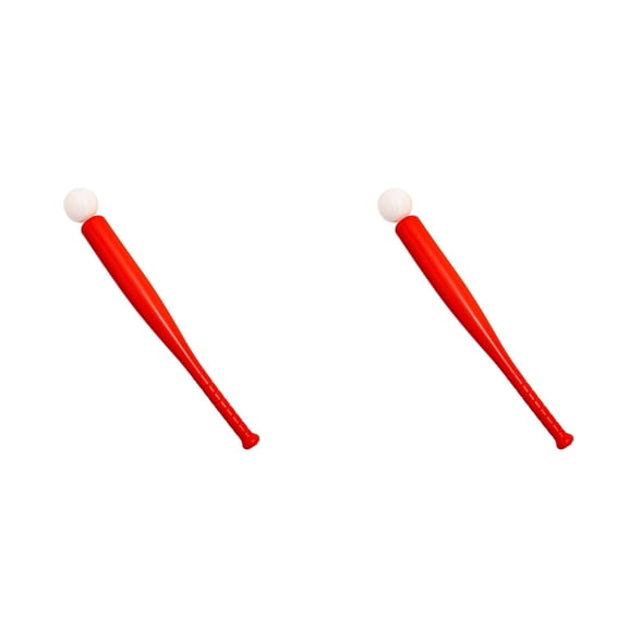 BESTSKY Baseball 2 Sets Kids Baseball Bat and Ball Set Plastic Baseball Bat Outdoor Backyard Sports Toy for Toddlers Boys Girls Plastic Baseball Bat