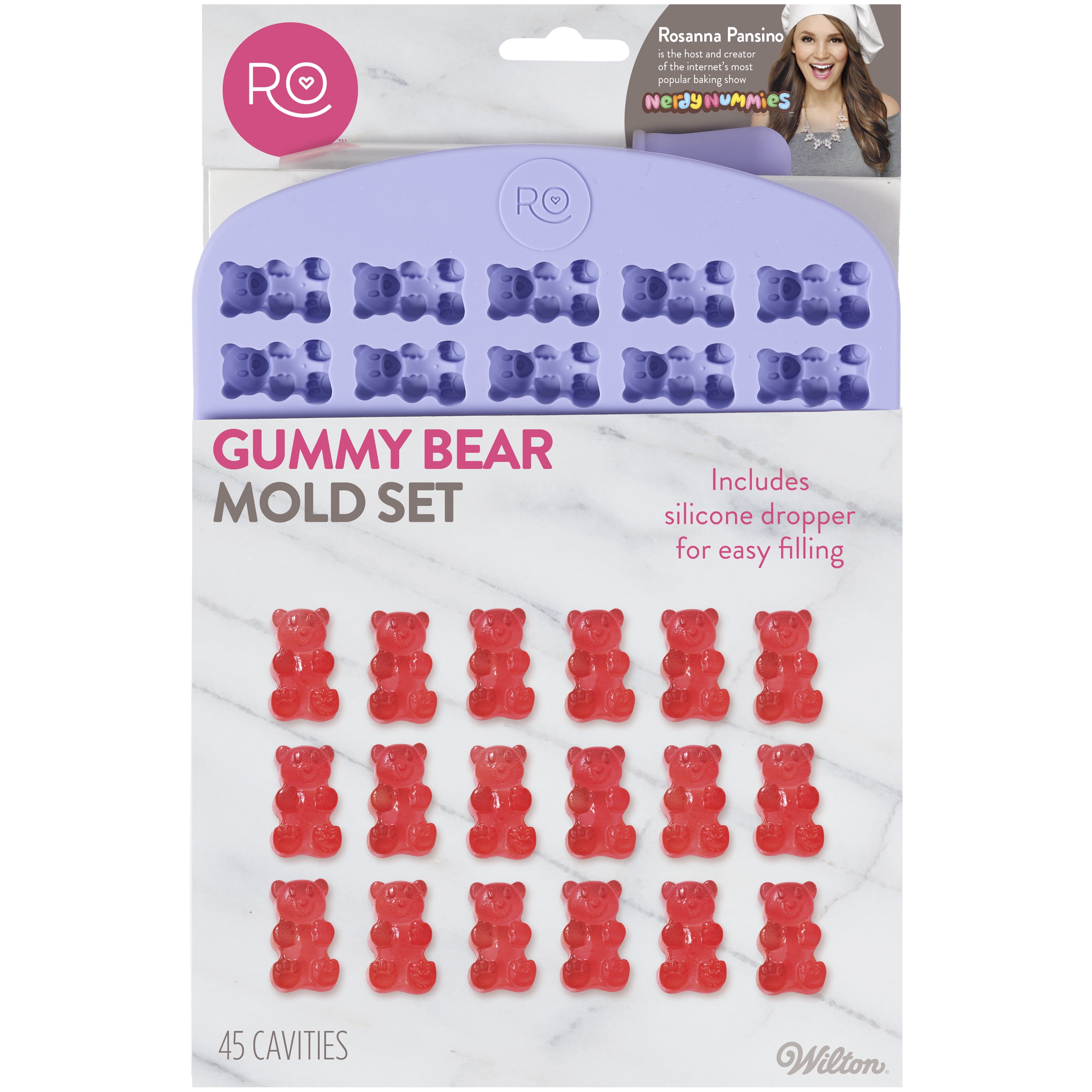 PREMIUM 2 PACK Gummy WORMS Mold Silicone – BONUS DROPPER – Avery Road