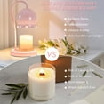 thumbnail image 5 of NATYSWAN Metal Candle Warmers with Dimmer & Timer Switch, 2 Bulbs, Pink, 5 of 10