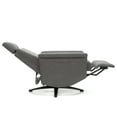 thumbnail image 4 of Gymax Fauteuil Inclinable de Massage Pivotant Fauteuil Simple Lounge avec Appuie-Tête Réglable, 4 of 10
