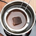 thumbnail image 4 of Pot à Fondre le Chocolat avec Poignée, Double Chaudière en Acier Inoxydable pour Design Scientifique, Poignée Qui Reste Froide pour la Sécurité, Large Application en Cuisine et Artisanat, Base Plate pour la Stabilité, 4 of 5