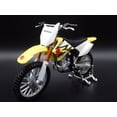thumbnail image 1 of Open Box SUZUKI RM Z250 DIRT BIKE MOTORCYCLE YELLOW 1/18 SCALE DIORAMA DIECAST MODEL BIKE, 1 of 7