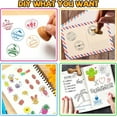 thumbnail image 7 of 7" Large Ink Pads for Kids - Handprint Footprint Size Rainbow Stamps Pad, Safe & Washable Ink Pad for Fingerprint Painting Card Making Stamp Crafting Paper Wood Fabric Scrapbook Kids Birthday Gifts, 7 of 7