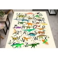 thumbnail image 3 of Dinosaur Rug, Dinosaur Lover Gift Rugs, Children Rug, Bath Rug, Personalized Rug, Cool Rug, Non Slip Rug, Bathroom Rug, Customs Rug, 2.6'x6.5' - 80x200 cm, 3 of 8
