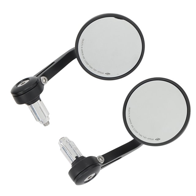 Espejo de Manillar, Alta Definición de Instalación de Instalación Simple Vista Trasera EspÉjo 2 PCS 22 mm/0.87 Pulgadas para Moto