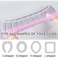 thumbnail image 2 of Fundas para asientos de inodoro con asa,Fundas para asientos de inodoro gruesas y suaves,Cojín grueso para asiento de inodoro de baño,Funda para asiento de inodoro,Funda para asiento de madera, 2 of 5