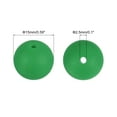 thumbnail image 2 of Uxcell 50 Pack 15mm Silicone Beads, Round Loose Rubber Bead for DIY Dark Green, 2 of 7