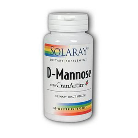 D-mannose avec CranActin Solaray 60 vcaps