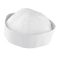 thumbnail image 2 of Sombrero de Blanco Gorro de Disfraces Juego de Rol para Adultos - Blanco, Niño SM SunniMix Sombreros de marinero blancos, 2 of 8