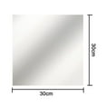 thumbnail image 5 of Self Adhesive Mirror Tiles Wall Mirrors Glass Square 9pcs 10*10inch, 5 of 5