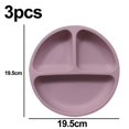thumbnail image 2 of Suction Plates For Babies Toddlers| Plates Stay Put With Suction Feature | Divided Design | 3 Pack - Snngv, 2 of 5