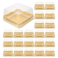 thumbnail image 3 of ColoMX Cajas compactas para pasteles, 50 Uds., cajas para cupcakes, cajas de embalaje, cajas para Mousse, suministros para pasteles, 3 of 7
