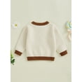 thumbnail image 6 of Baby Toddler Boys Girl Knit Sweaters 3 6 9 12 18 24 Months 2T 3T 4T 5T Long Sleeve Round Neck Bunny Embroidery Pullover Toddler Winter Tops, 6 of 9