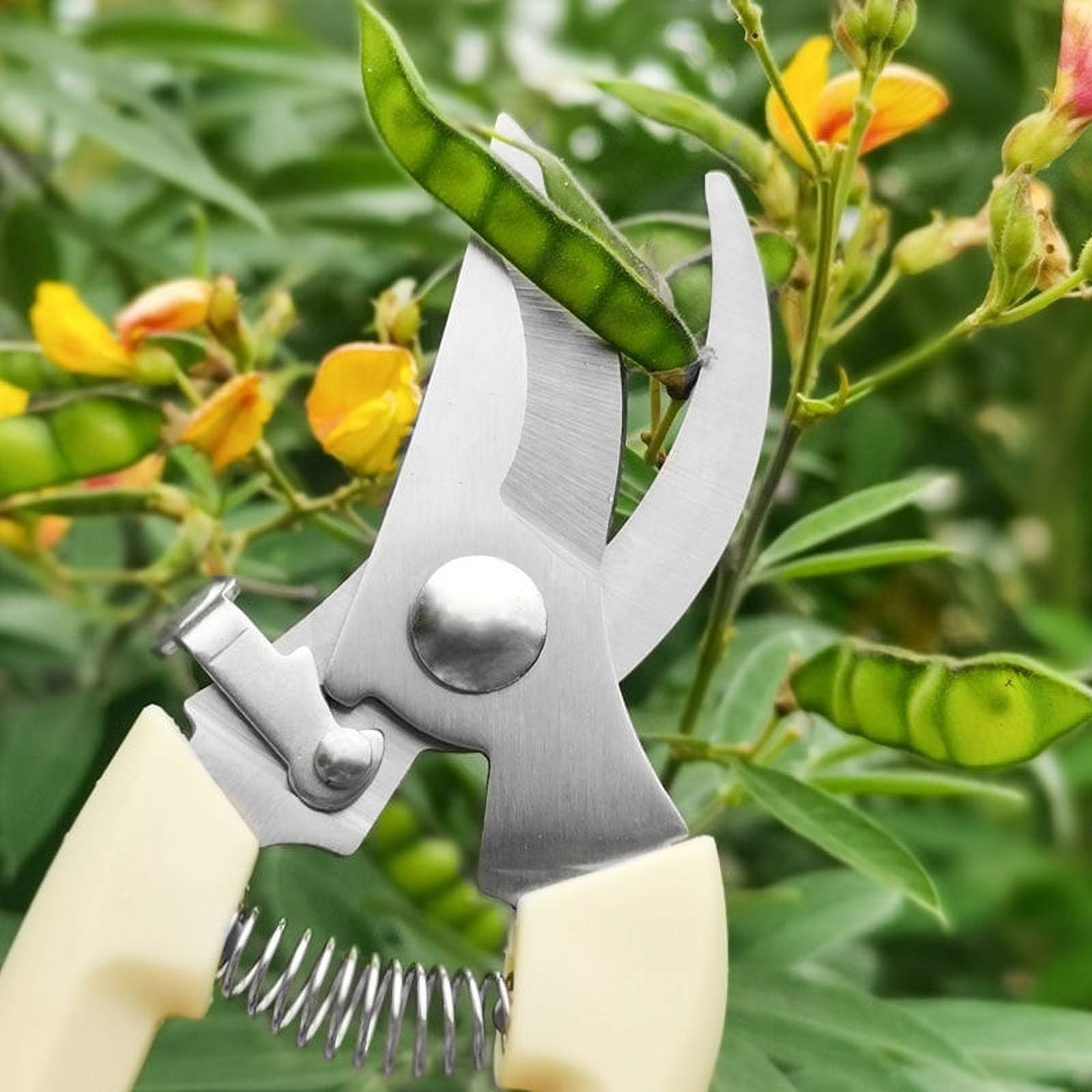 Davaon Pro Bypass Pruning Shears - Gardening Shears with Auto-Rotating  Handle and Ergonomic Soft-Grip, Achieve More Pruning with Less Effort,  Ideal for Arthriti…