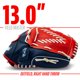 thumbnail image 3 of Guante de béisbol y sóftbol Franklin Sports Field Master, 3 of 8