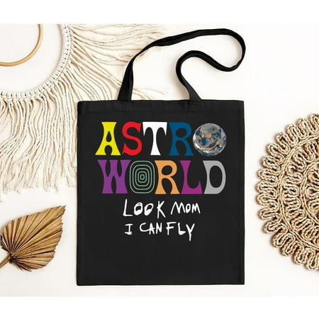 vintage ASTROWORLD look mom I can fly Men s Tote Bag-TH21642