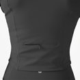 thumbnail image 4 of YITTY Active Women's UltraLuxe Cropped Full Zip Jacket, Athleisure, 4-Way-Stretch, Thumbholes, Onyx, XXL, 4 of 8