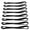 Black, variant on Mega Cargo Control 1" Red Soft Tie Loops, 4 Pack UTV Offroad & Motorcycle Handlebar Tie Downs - 2400 LBS Break Strength