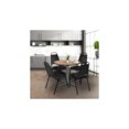 thumbnail image 3 of Regency Cain 30 in. Small Round X-Base Breakroom Table- Noble Oak Top, Grey Legs, 3 of 6