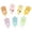 seven colors, variant on 10pc Creative Cats Pendants Accessory Resin Cats Charm Variety for Distinctive Handmade Jewelry and Decorations