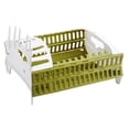 thumbnail image 2 of ziyahi Collapsible Dish Drain Rack Multifunctional Cutlery Organizer Kitchen Plate Cup Dish Drying Rack, 2 of 7