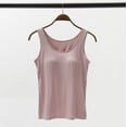 thumbnail image 2 of B91xZ Crop Tops pour Femmes Bretelles Spaghetti Débardeur, Rose m, 2 of 5