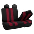 thumbnail image 3 of FH Group Universal Fit Seat Covers for SUV, Sedan, Van , Airbag Compatible, Split Bench Rear Seat - 7 Seaters Burgundy, 3 of 8