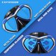 thumbnail image 2 of Adult Scuba Diving Mask, Anti-Fog Snorkel Goggles Tempered Glass Swim Mask Goggles with Nose Cover Professional Snorkeling Gear for Diving Snorkeling, 2 of 5