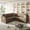 Brown, variant on 85.1" Reversible L-Shaped Pull-Out Sofa Bed with USB Port & Side Pocket, Oversize Teddy Fleece Sectional Sleeper Couch (Left/Right Convertible, Light Grey)