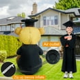 thumbnail image 4 of InfleasJoiy Graduation Season Bear 4FT Outdoor Inflatable Decoration with LED Lights, 4 of 5
