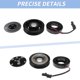 thumbnail image 4 of Kit de embrague del compresor de aire acondicionado Unique Bargains 55056335AA para Dodge Dakota 4.7L 02-03 para Dodge Durango 4.7L 2002-2003 compresor Sd7h15 6 ranuras 12V 1 set, 4 of 6