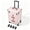 Pink, variant on GELUOXI Professional Rolling Makeup Train Case with Drawers, Makeup Case on Wheels, Nail Tech Rolling Cart Storage Organizer Trolley Make up Case for Travel Makeup/Nail Art/Hair Styling, Silver