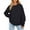 24#Black, variant on Oversized Sweatshirt for Women 2025 Fall Long Sleeve Y2K Pullover Top Crewneck Sweat Shirts Pink 2XL