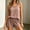 Khaki, variant on NTACZA Women Pajama Sets Round Neck Cute Modal Sleeveless Tank Top and Shorts Soft Pjs Floral 2 Piece Loungewear Sleepwear Sets Size L