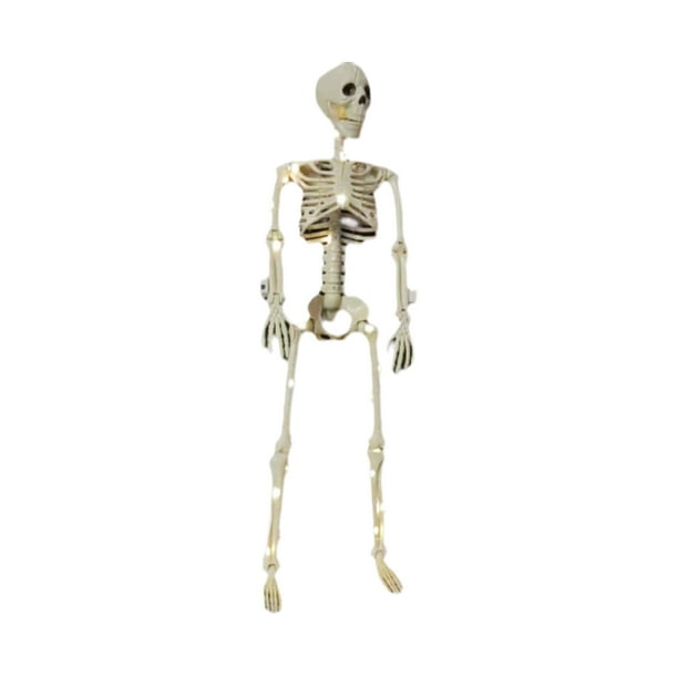 Esqueleto gigante Injueey de ABS para decoraciones de Halloween al aire libre