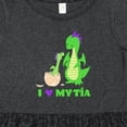 thumbnail image 4 of Inktastic I Love My Tía Girls Toddler Dress, 4 of 5