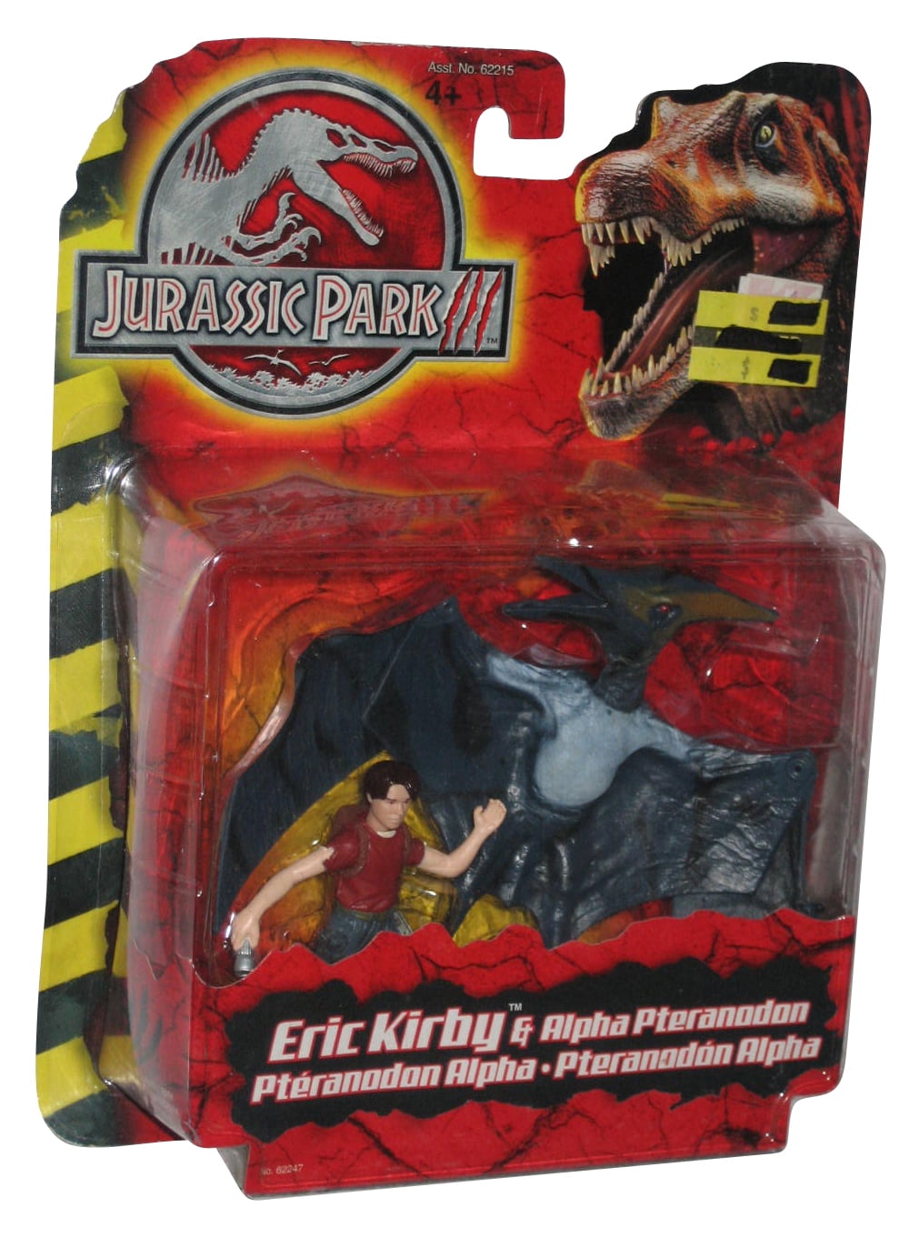 Jurassic Park III Eric Kirby 2000 Hasbro Figure w Alpha 