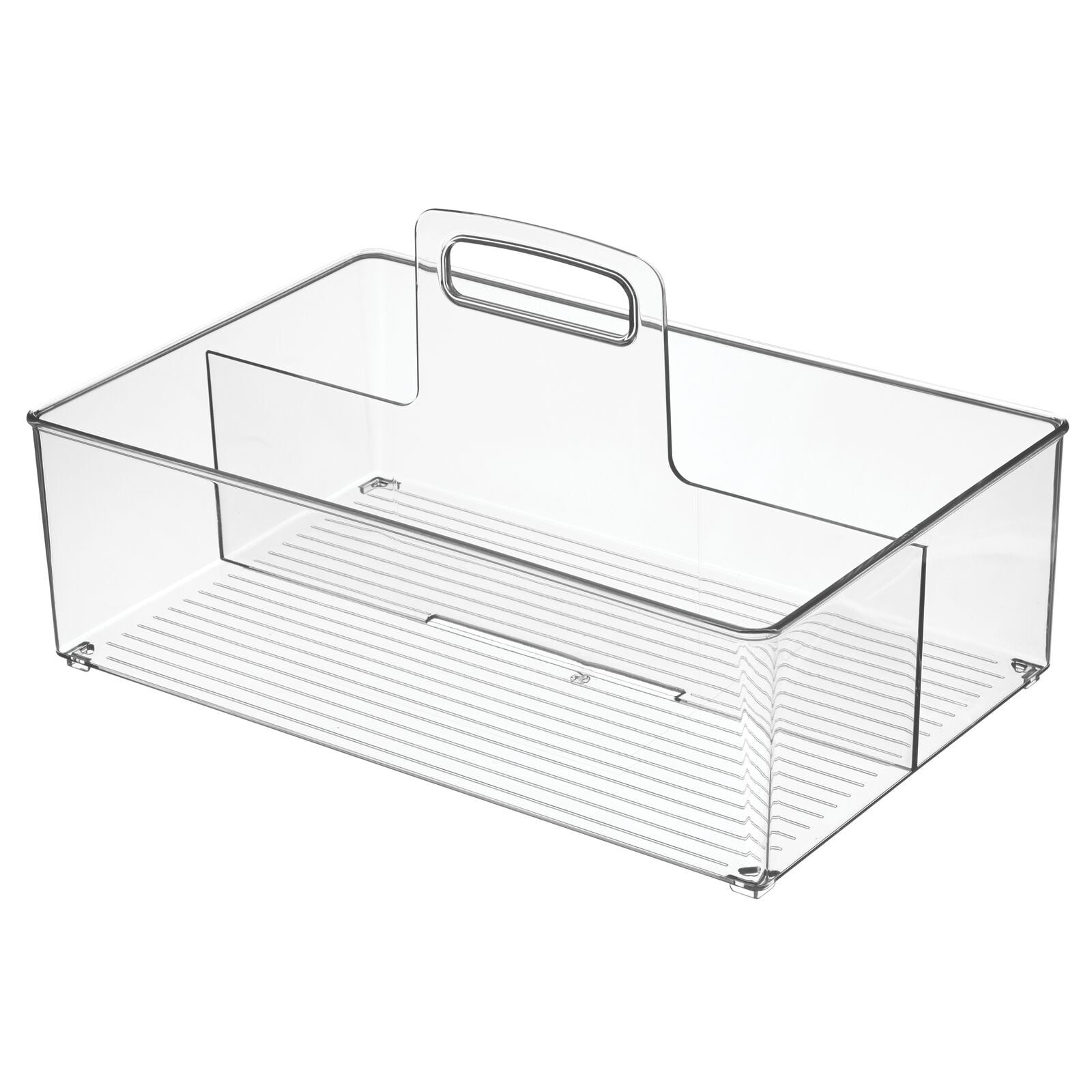 Practical Plastic Tray with Handles for ... mDesign Set of 2 Kitchen Organiser 