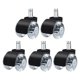 thumbnail image 1 of Kearding 5 Pack Replacement Computer Office Chair Universal PU Caster Wheels Soft Almacenamiento y organización del hogar, 1 of 1