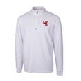 thumbnail image 2 of Men's Cutter & Buck White Western Kentucky Hilltoppers Traverse Stretch Quarter Zip-Pullover Top, 2 of 3