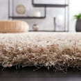 thumbnail image 4 of SAFAVIEH Malibu Marina Confetti Polyester Shag Area Rug, Natural, 5' x 5' Round, 4 of 9