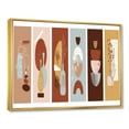 thumbnail image 3 of Designart 'Compostion Minimalistic of Organic Shapes V' Modern Framed Canvas Wall Art Print, 3 of 5