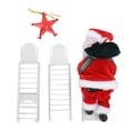 thumbnail image 2 of Decoración del árbol de Navidad, Suministros de decoración navideña Muñeca eléctrica de Papá Noel Escalera de escalada eléctrica Los mejores materiales, 2 of 8