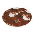 thumbnail image 2 of Balery Sloths Need More Coffee Printed Christmas Tree Skirt , Merry Christmas Party Christmas Tree Decoration,Adjustable Tree Skirt-30", 2 of 8