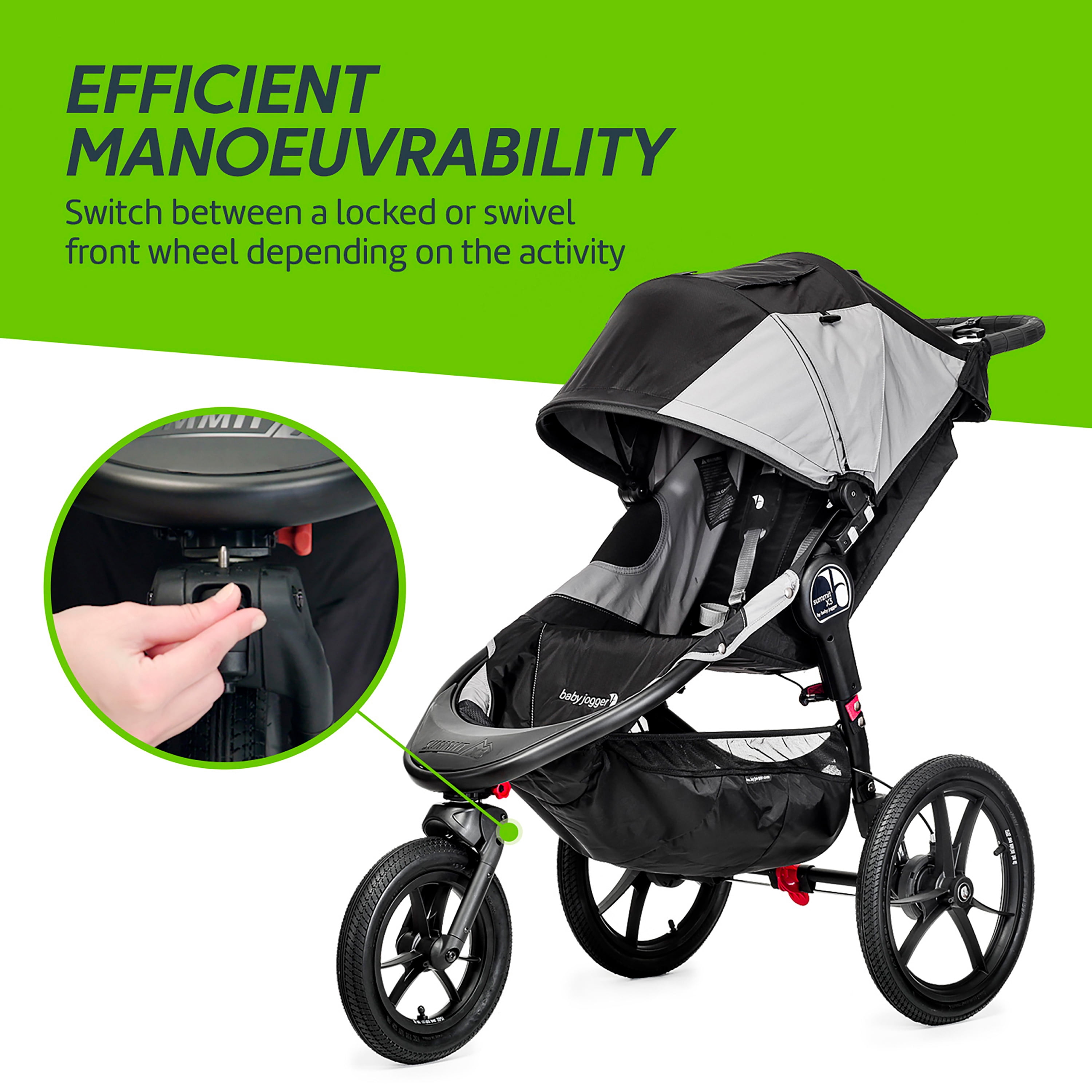 baby jogger summit x3 wobble fix